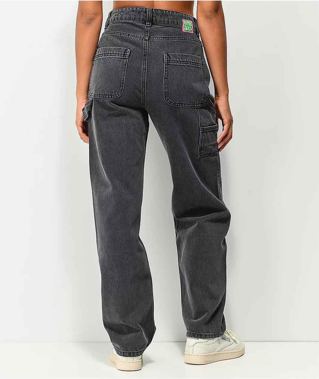 Empyre Tori 90s Black Wash Carpenter Skate Jeans Product Image