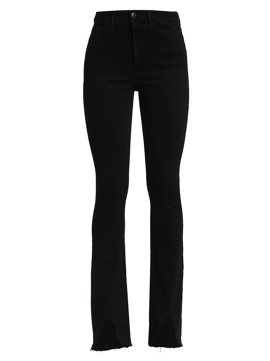Womens Maya High-Rise Straight-Leg Split Jeans Product Image