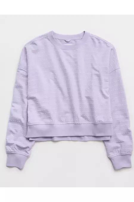 Aerie Take It Easy Crew Sweatshirt Women's Product Image