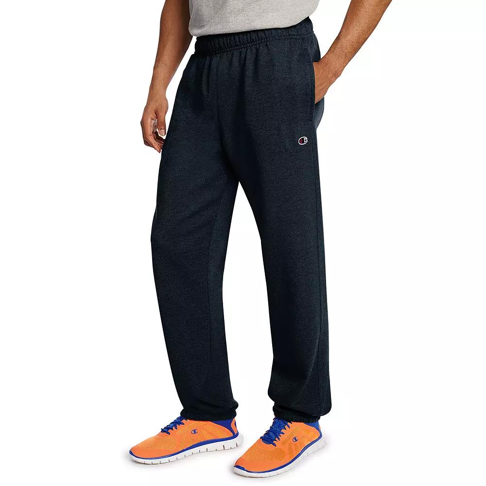 Mens Champion Cinched Fleece Pants Blue Product Image
