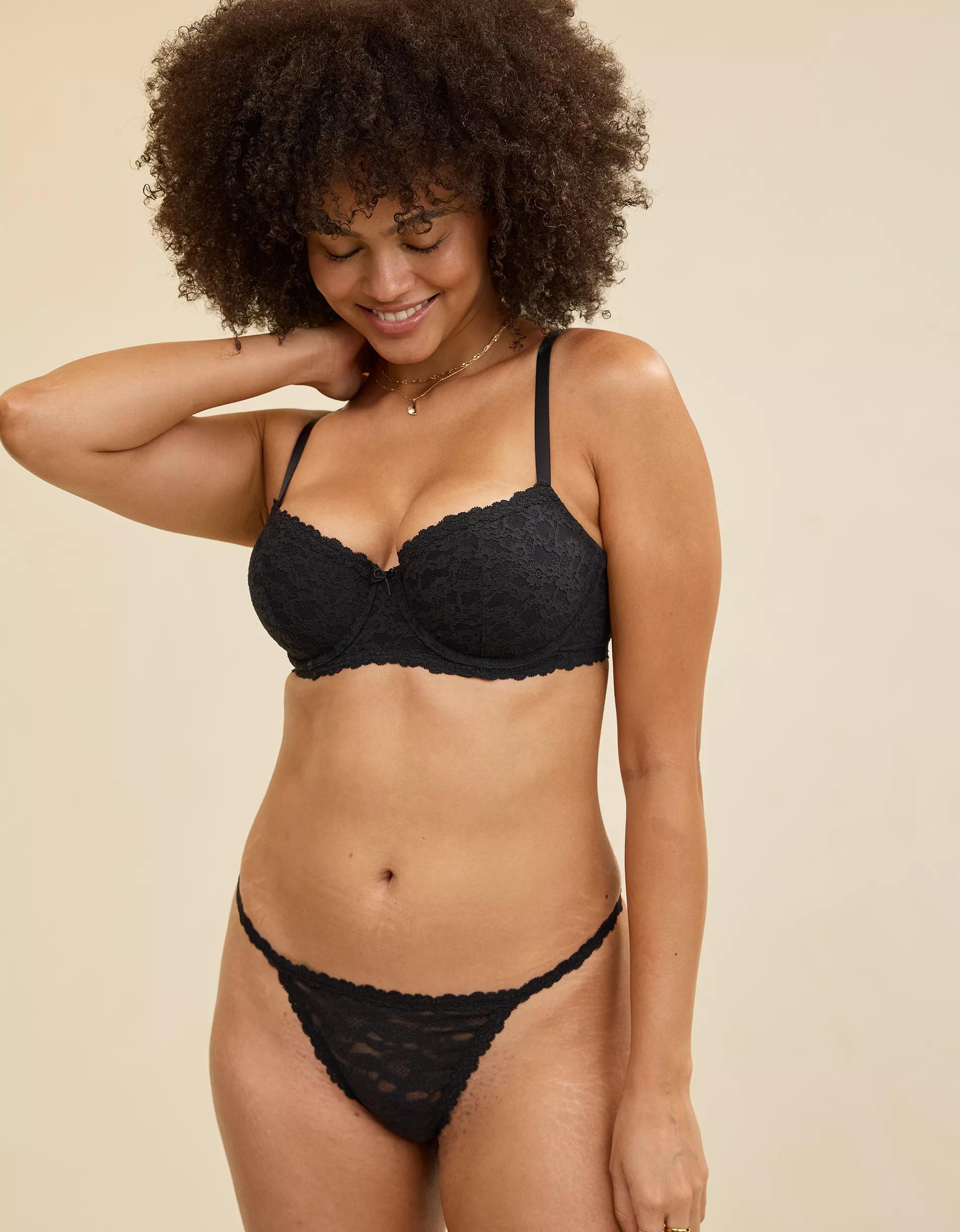 Show Off Vintage Lace Lightly Lined Balconette Bra Product Image