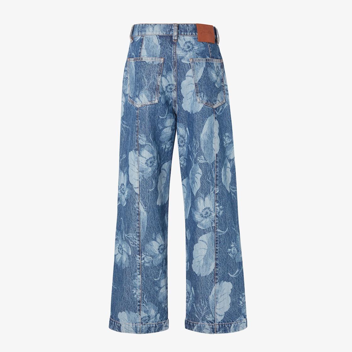 Long JeansBlue denim pants Product Image