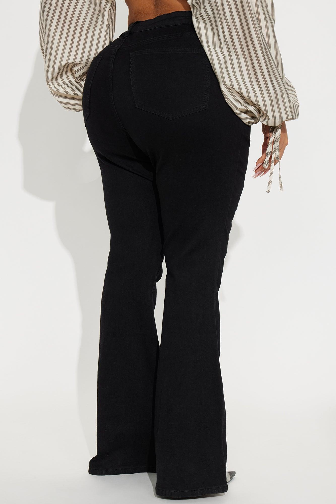 Everyday Low Rise Flare Denim Jeans - Black Female Product Image