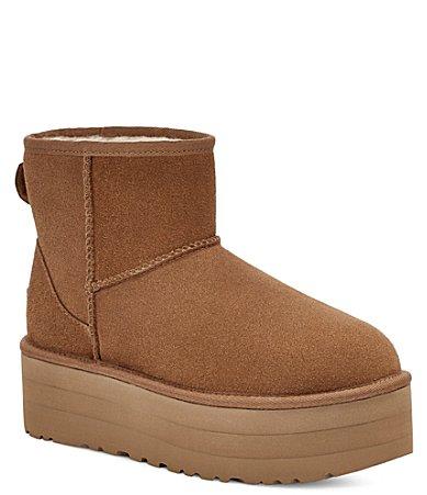 UGG Classic Mini Suede Family Matching Platform Booties Product Image
