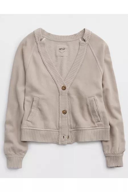 Aerie Fleece Cardigan Women's Product Image