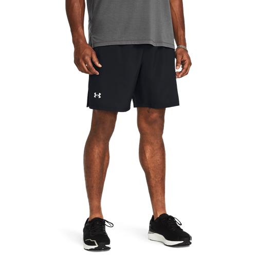 Under Armour Mens Under Armour Launch 7 Shorts - Mens White/Reflective/Castlerock Product Image