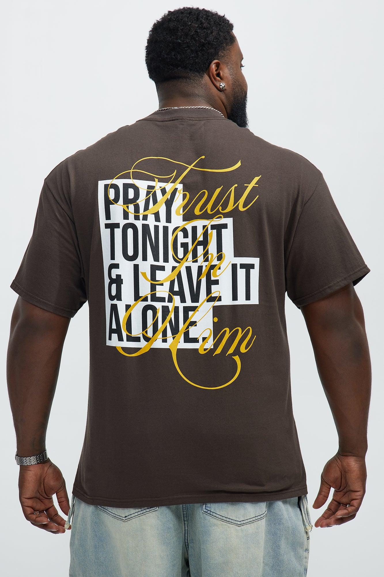 Trust In Him Short Sleeve Tee - Brown Male Product Image