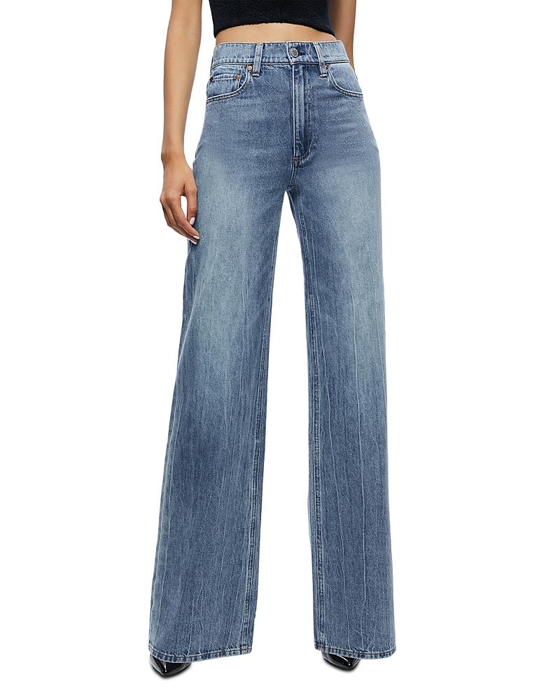 Womens Weezy High-Rise Straight Jeans Product Image