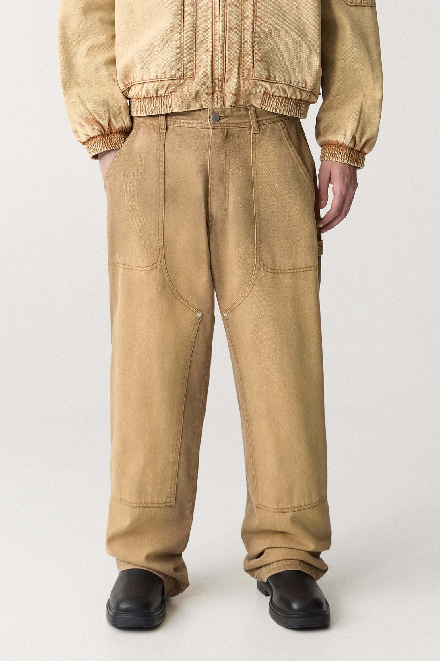 Brown carpenter pants Product Image