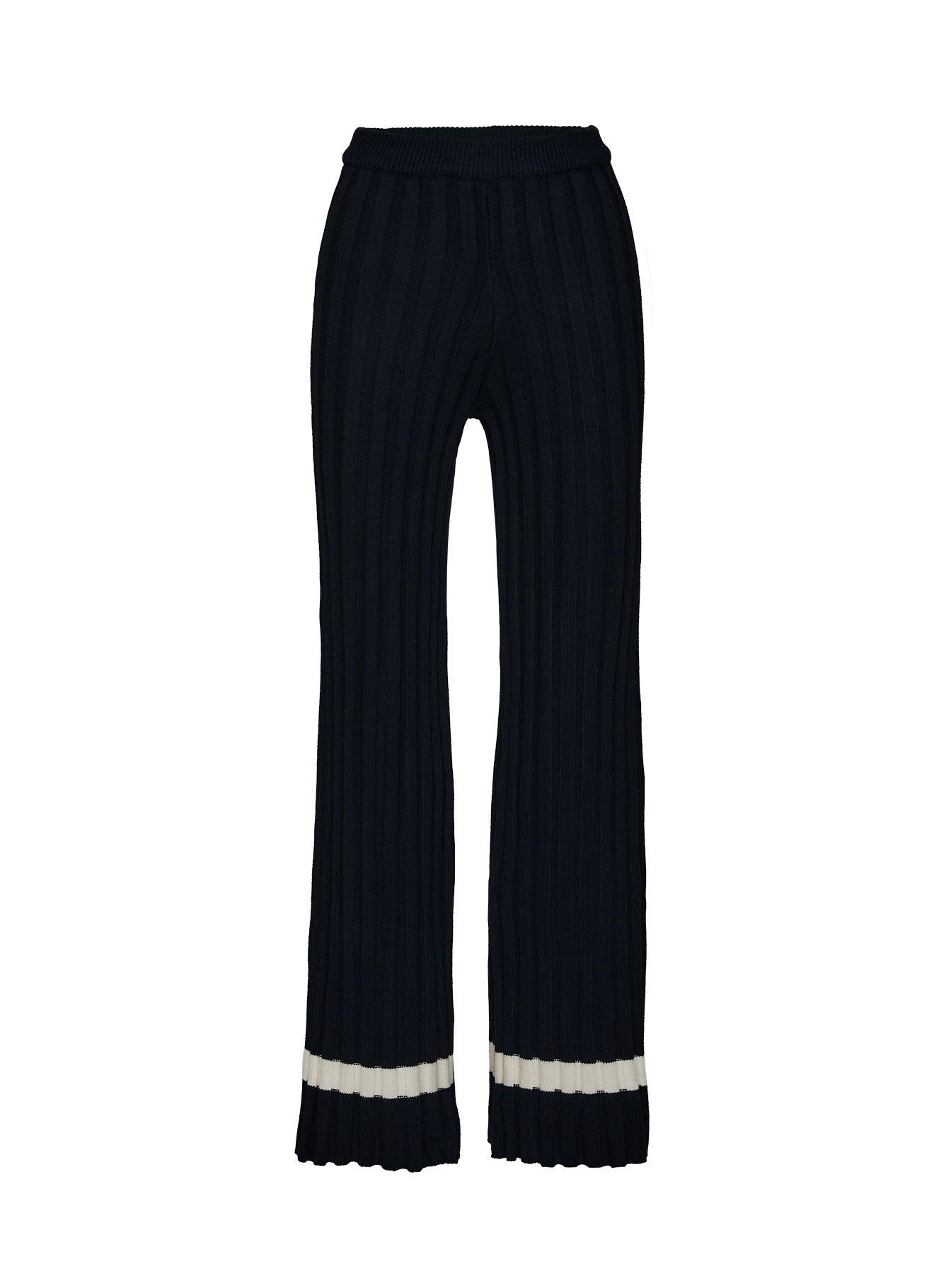 Montenegro Knit Pants Black / Cream Product Image