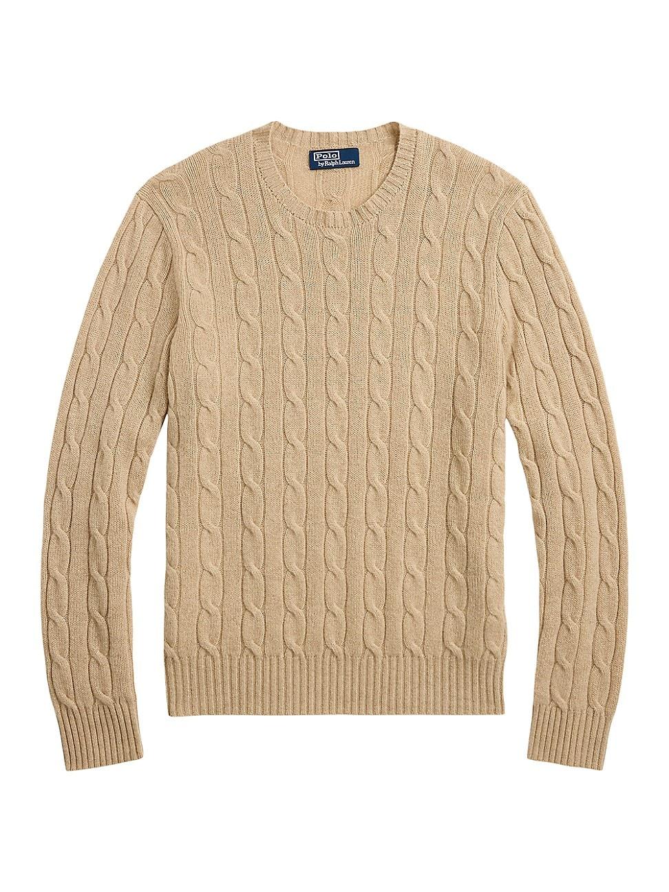 Mens The Iconic Cable-Knit Cashmere Sweater Product Image