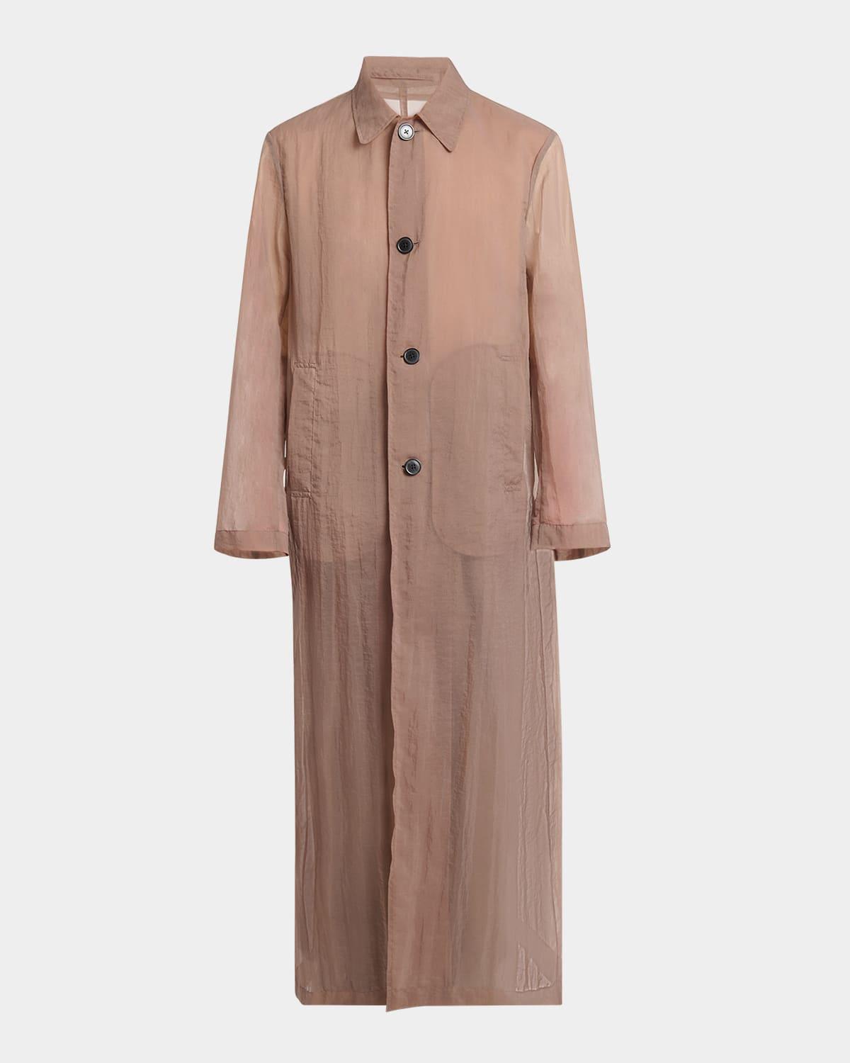 Men's Rankles Sheer Long Coat Product Image
