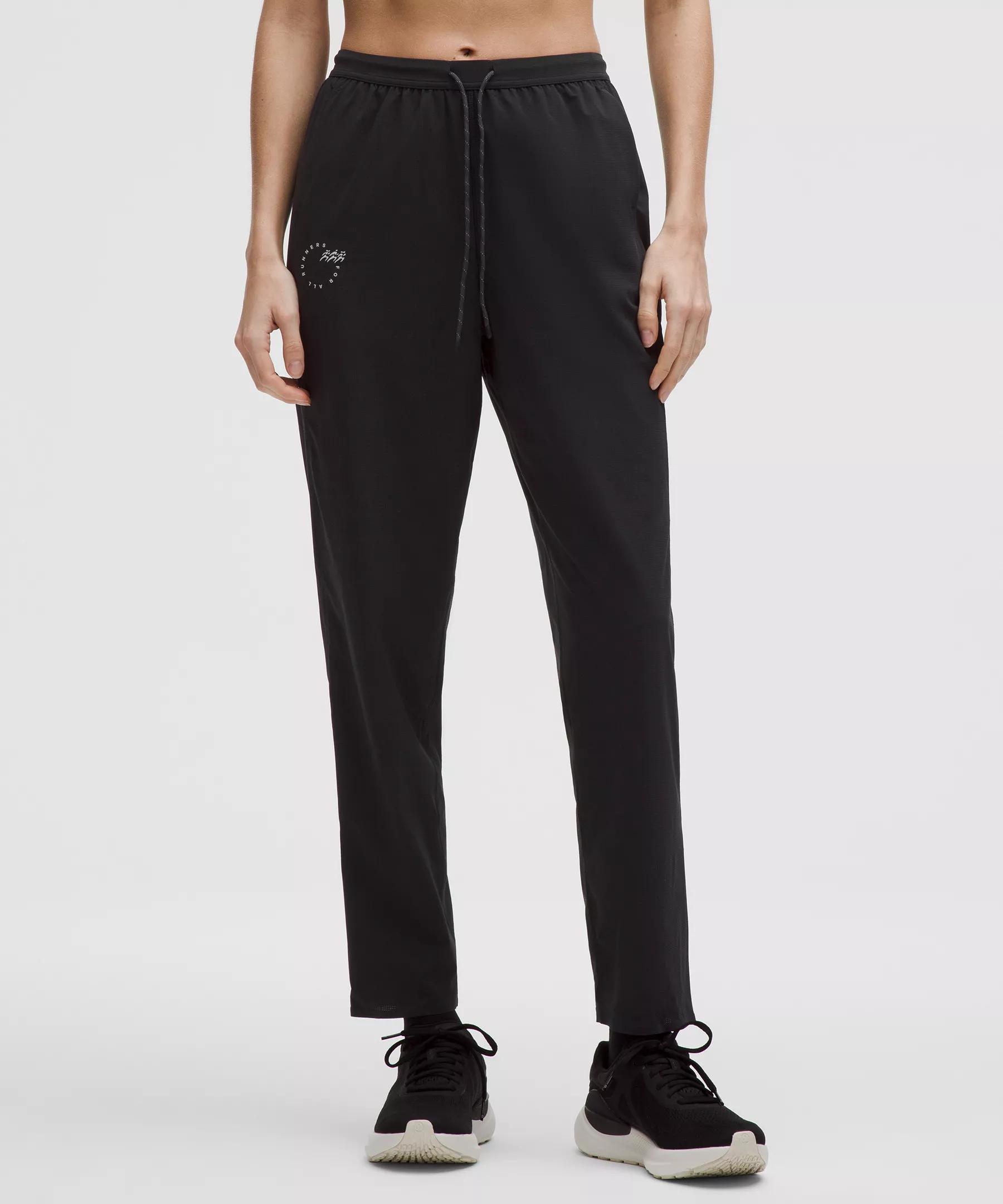 Mile Maker Run Crew Graphic High-Rise Track Pant Product Image
