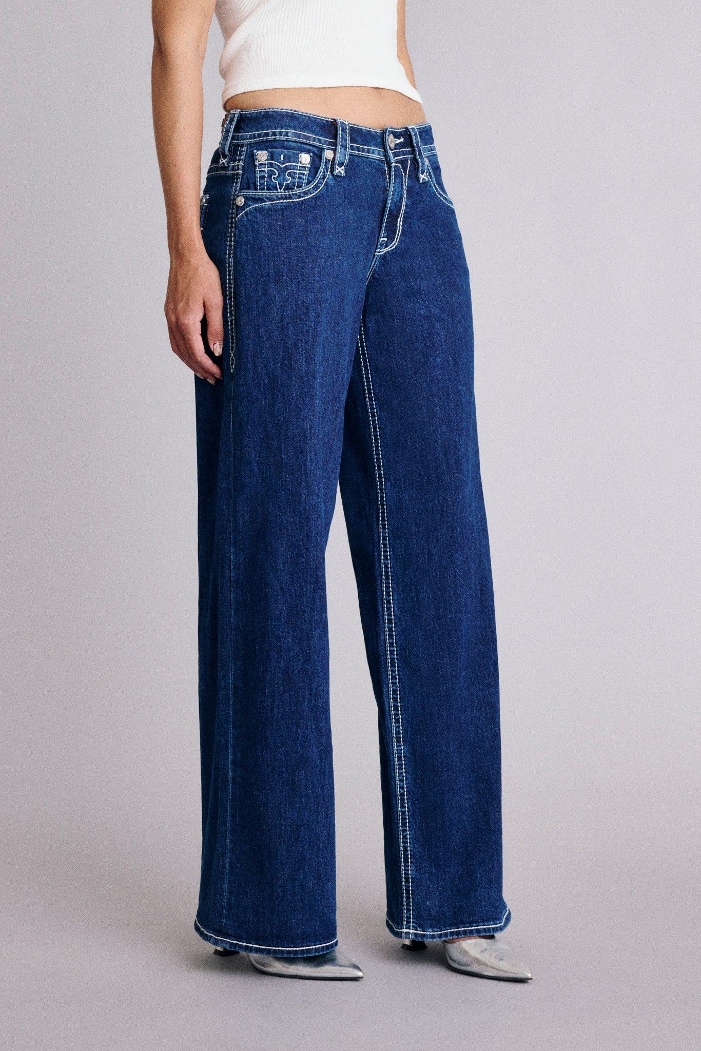 Lana Low-Rise Wide-Leg Jeans Female Product Image