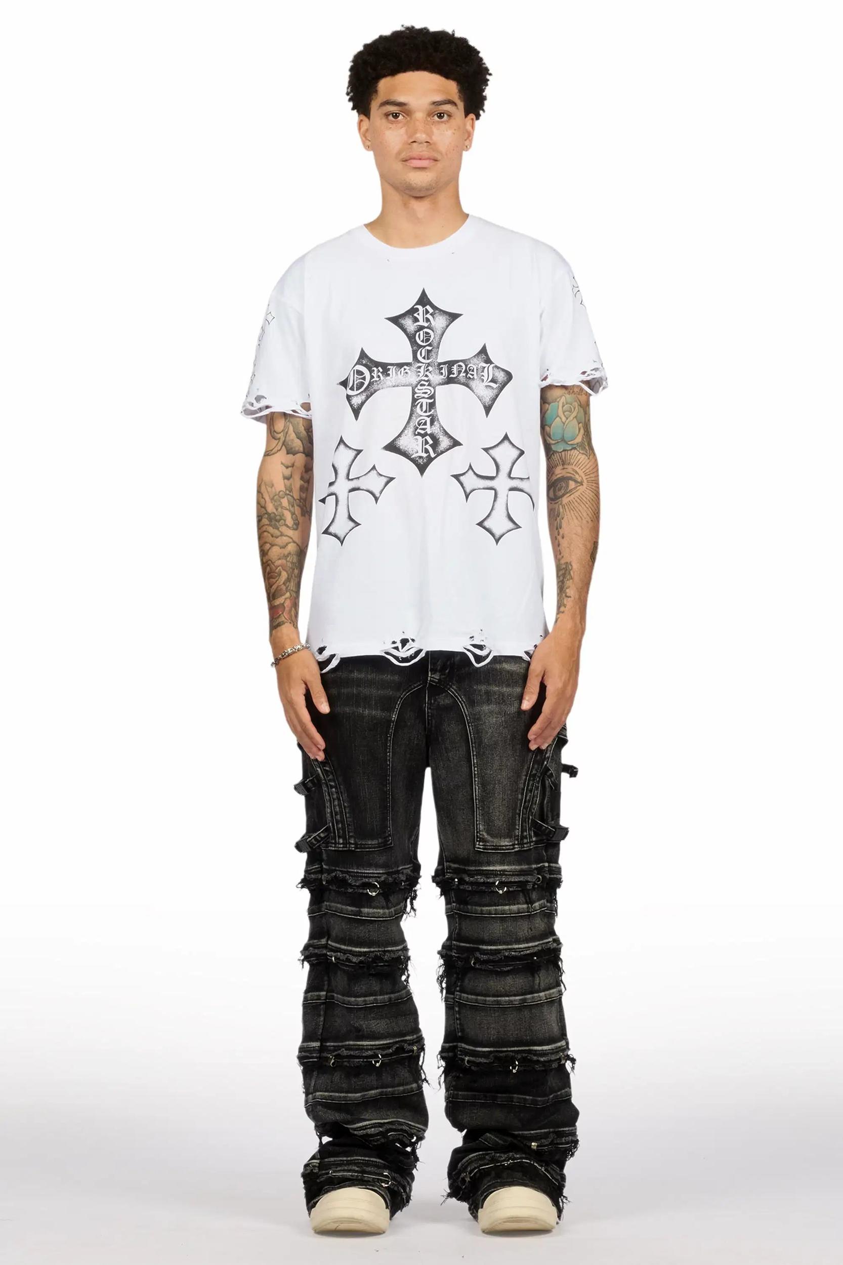 Ravi Black Puffer Jacket Male Product Image