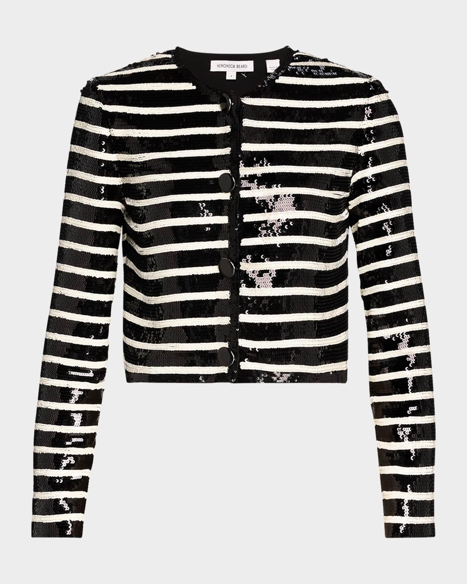 Mickey Sequined Stripe Jacket Product Image