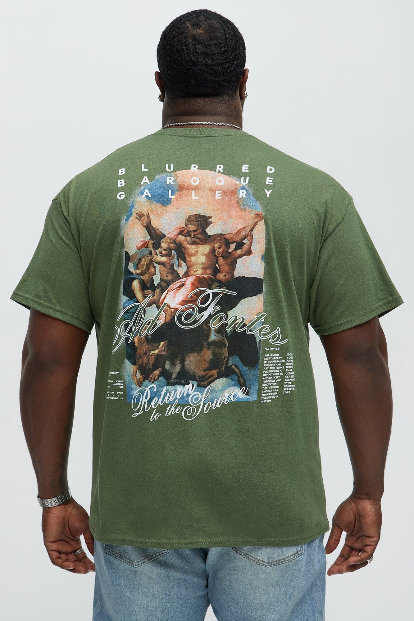 AD Fonte Short Sleeve Tee - Olive Male Product Image