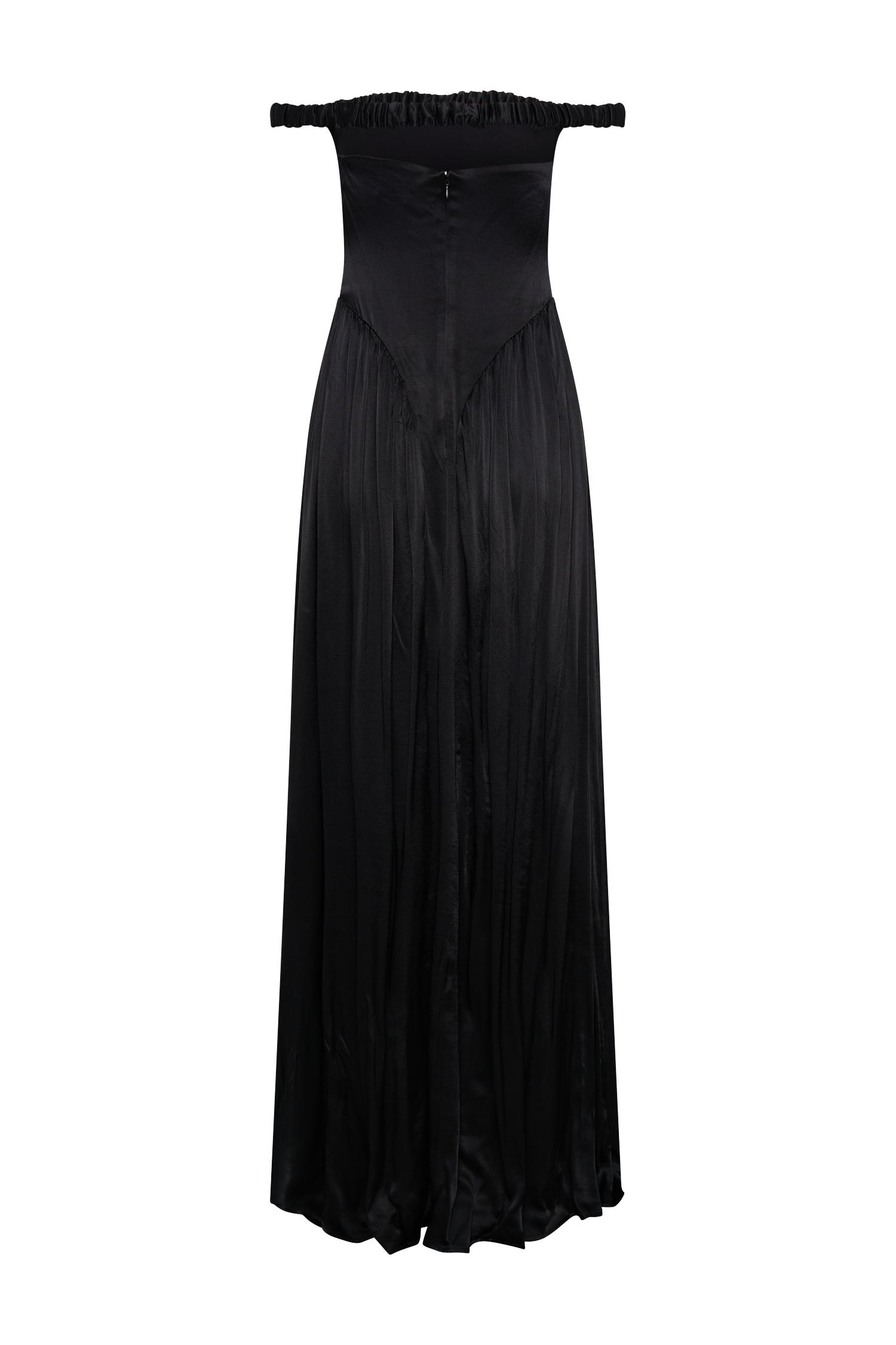 Coco Dropped Waist Maxi Dress - Black Product Image