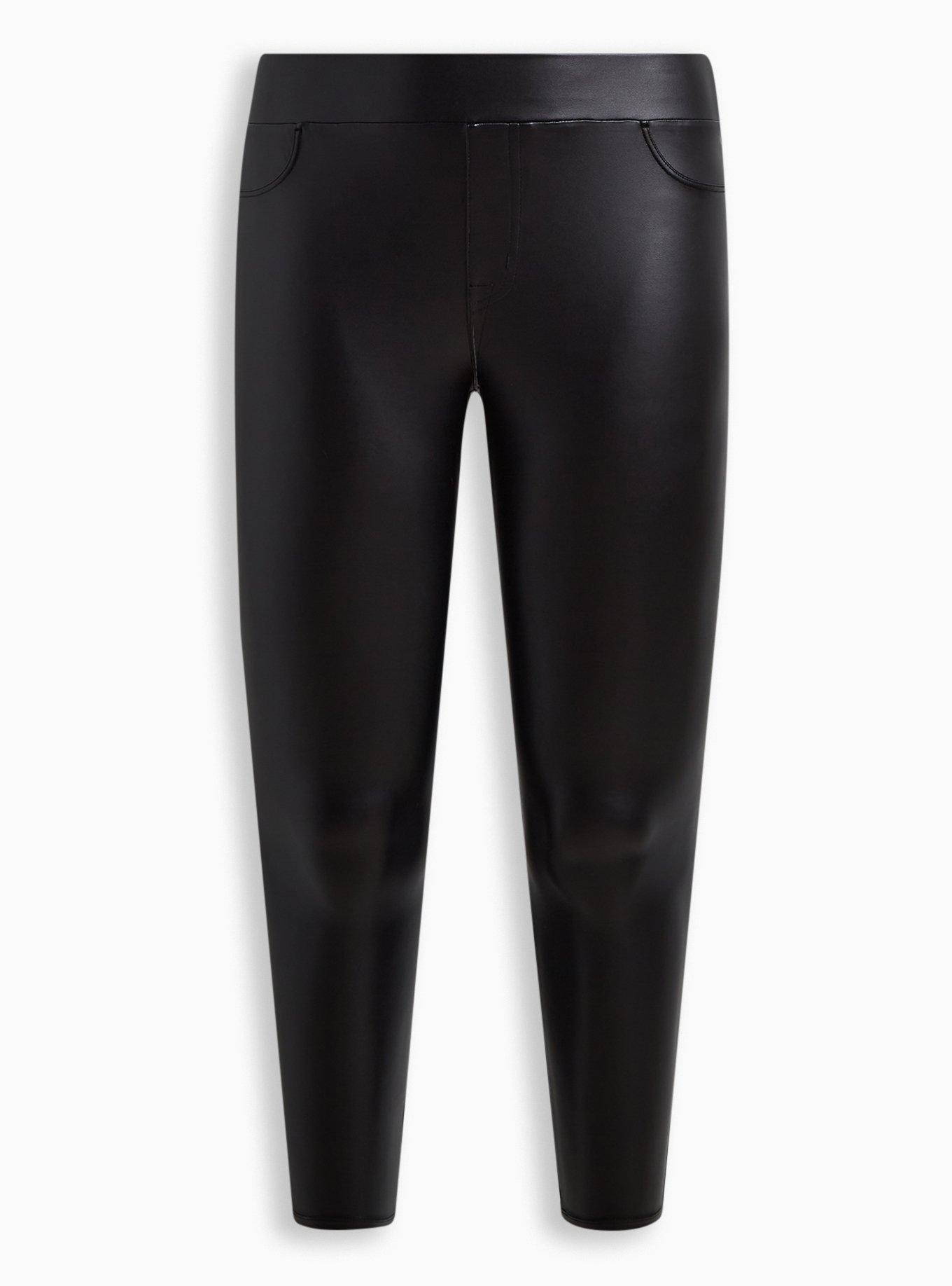 Full-Length Faux Leather Legging Product Image