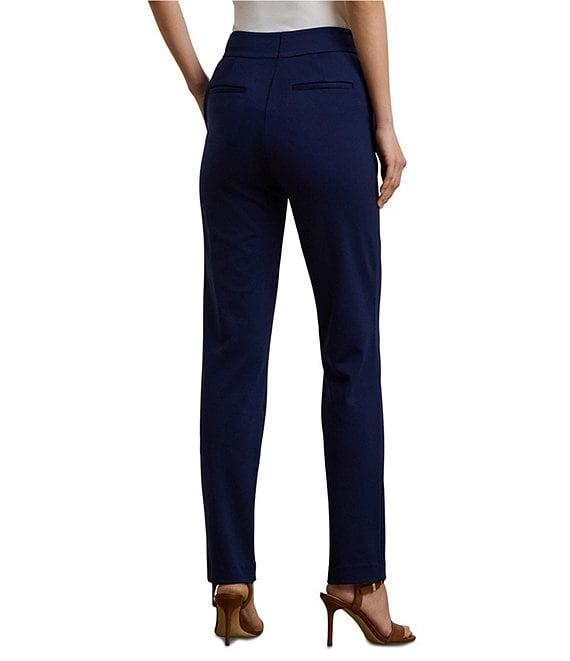 Lauren Ralph Lauren Stretch Ponte High-Rise Tapered Pants Product Image