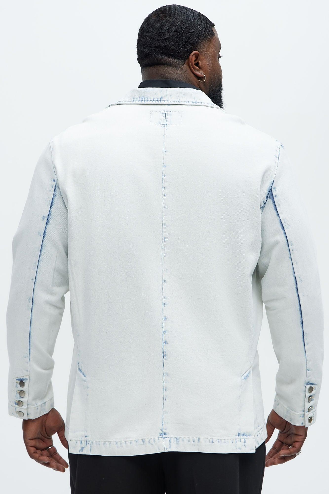 Congreve Denim Blazer - Light Wash Product Image