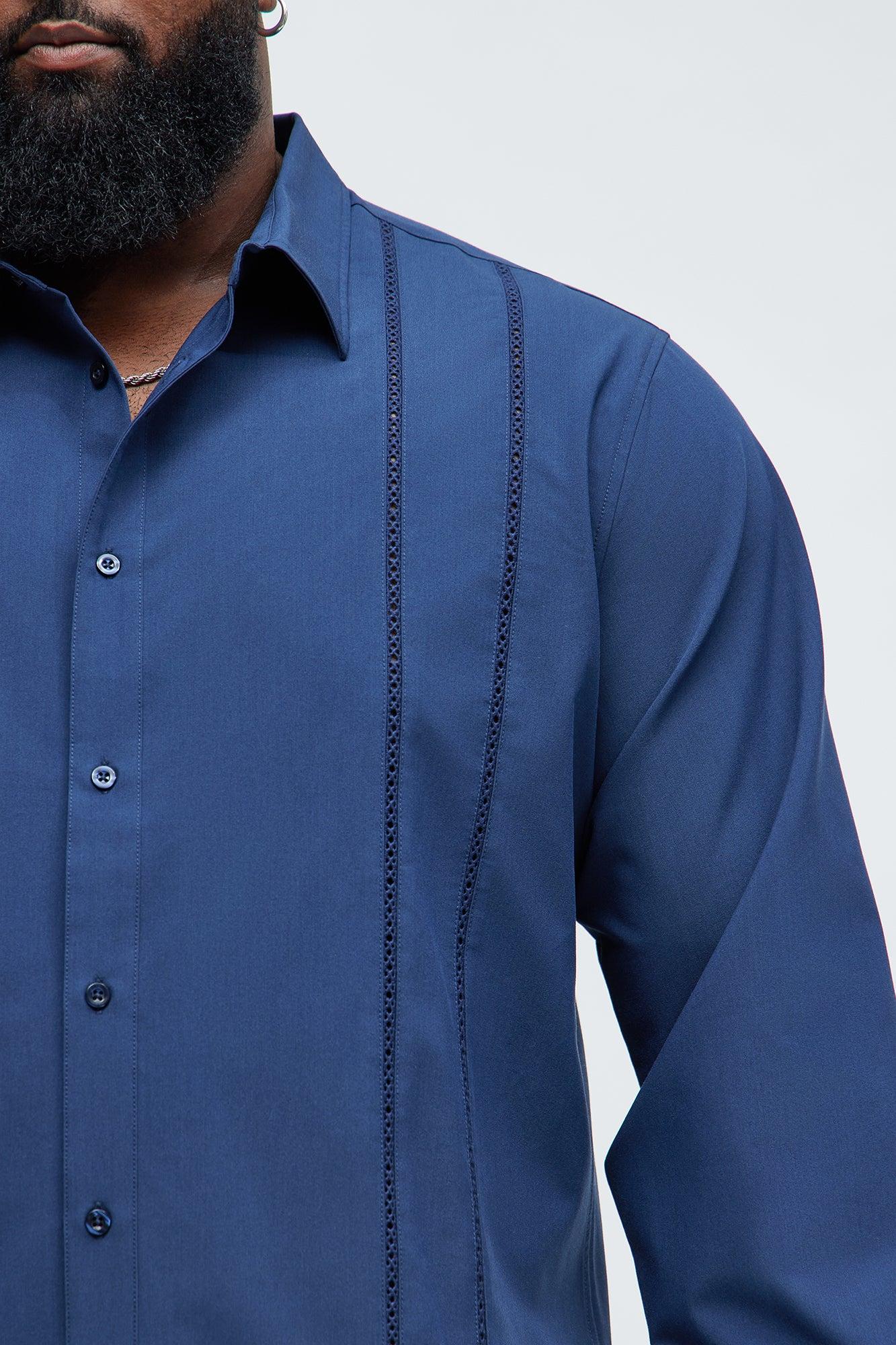 Ivy League Dress Shirt - Navy Product Image