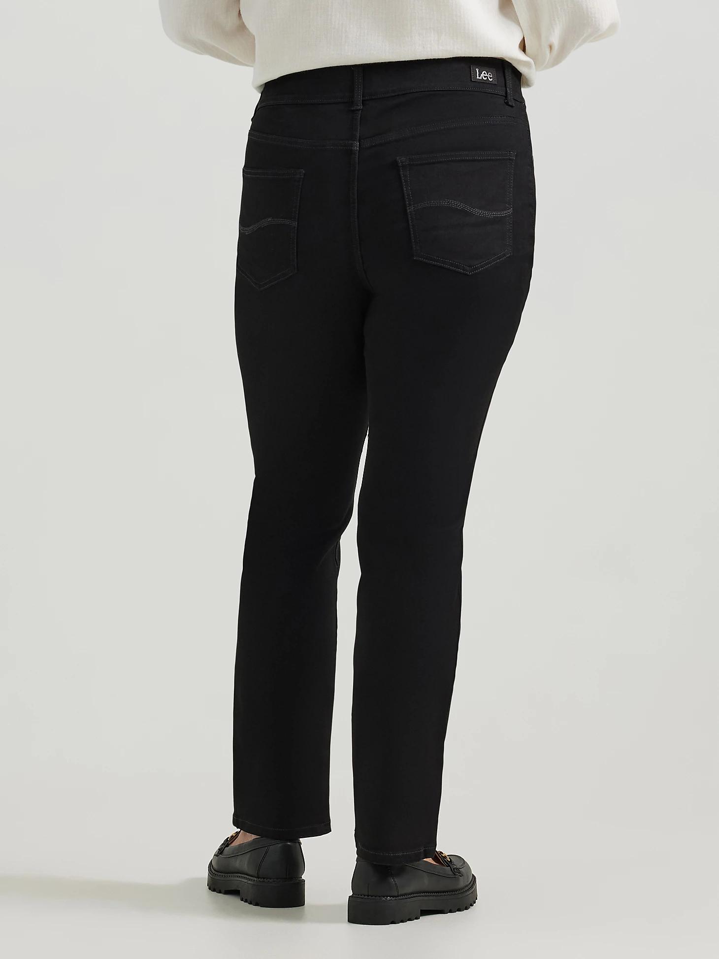 Women's Ultra Lux Comfort with Flex Motion Straight Jean (Plus) | Women's Jeans | Lee® Product Image