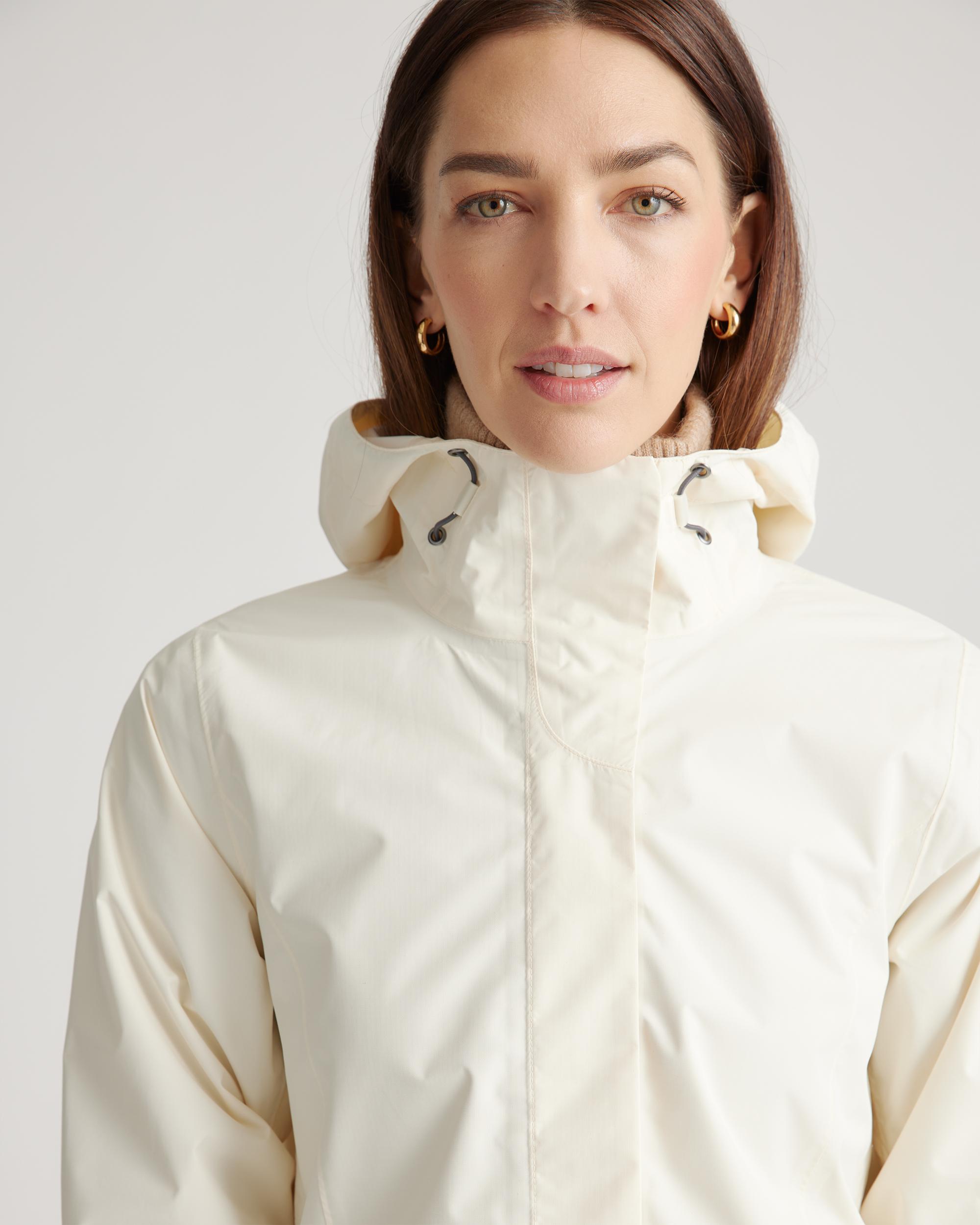 Quince | Women's Weatherproof Short Rain Shell Jacket Size XL, Polyester/Recycled Polyester Blend Product Image