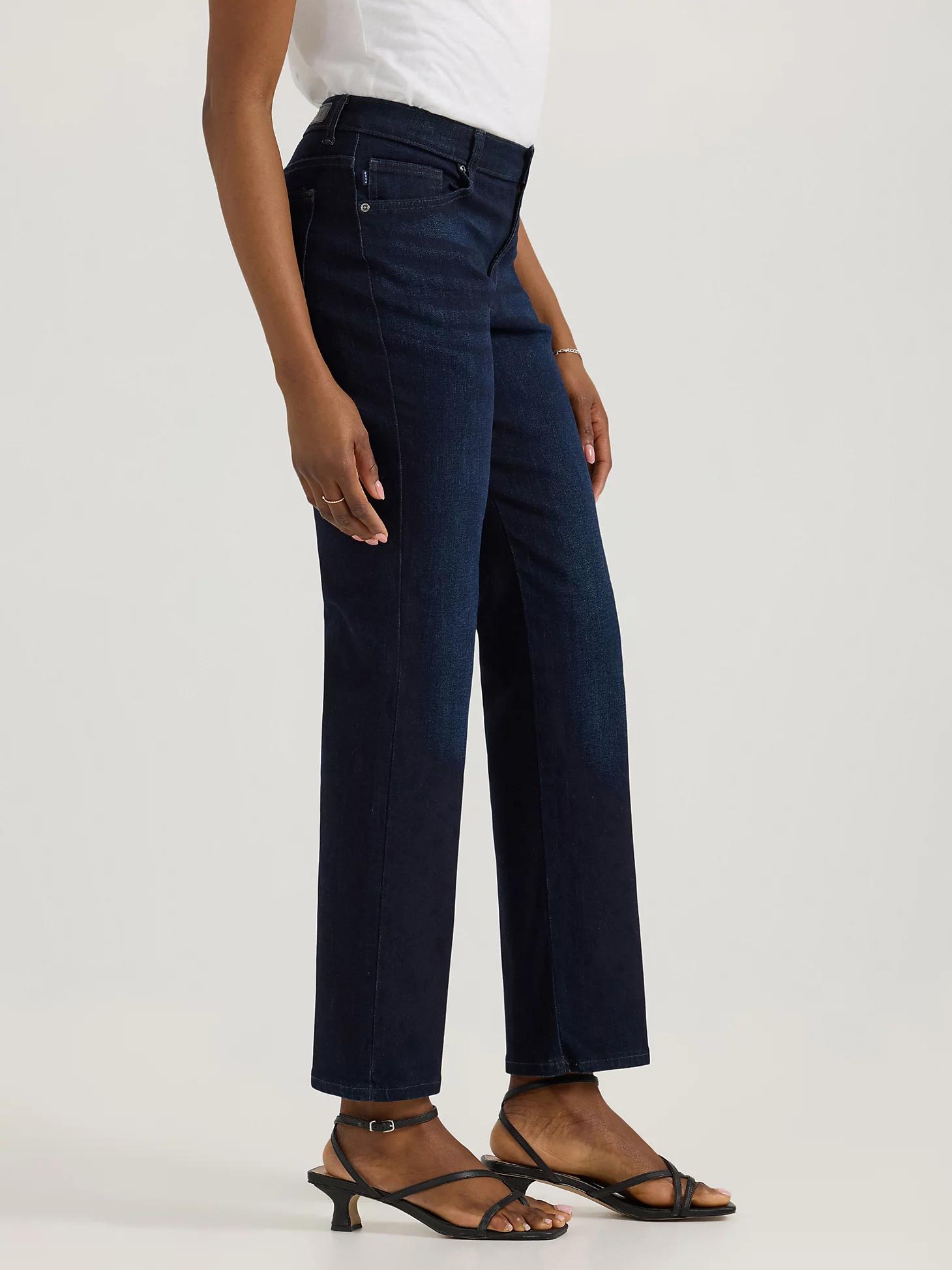 Women’s Stretch Relaxed Fit Straight Leg Jean | Women's Jeans | Lee® Product Image