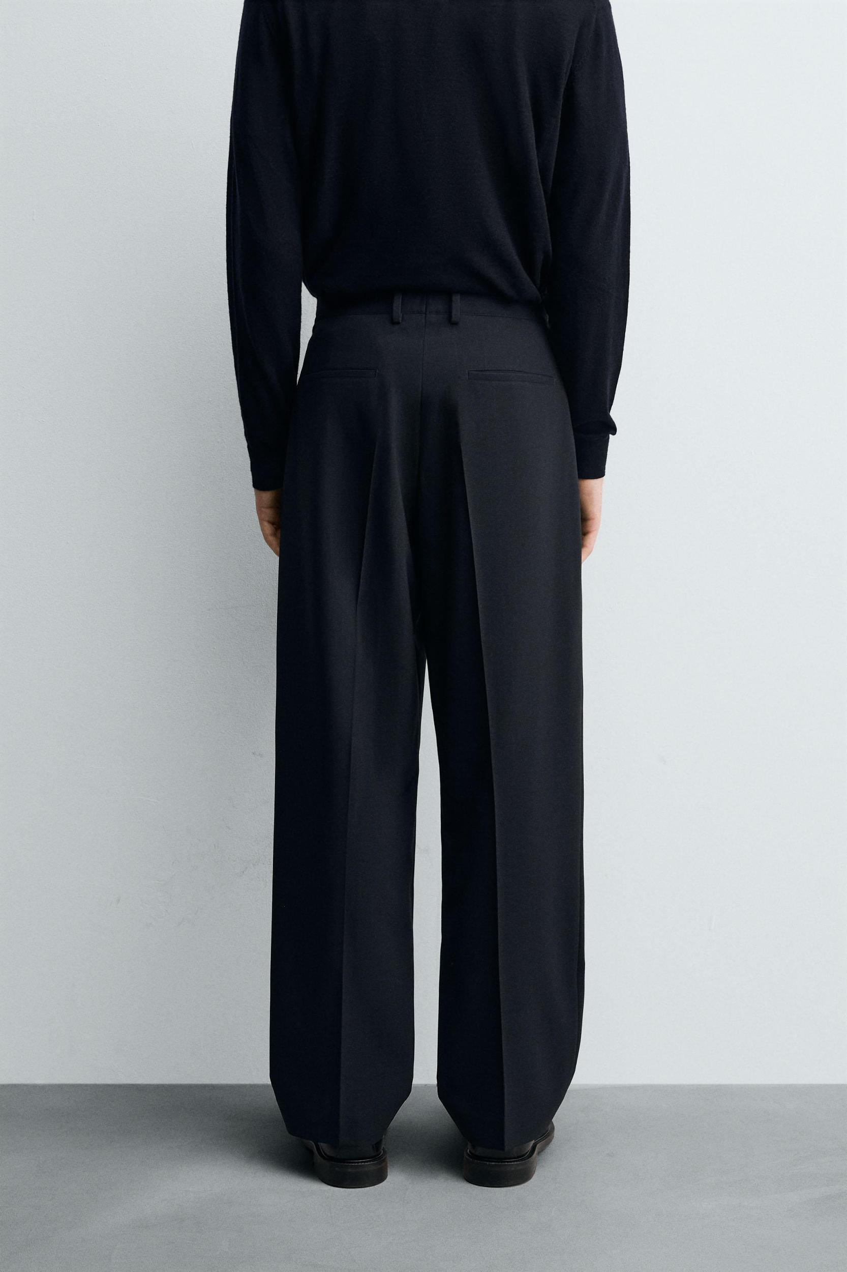 STRIPED SUIT PANTS Product Image