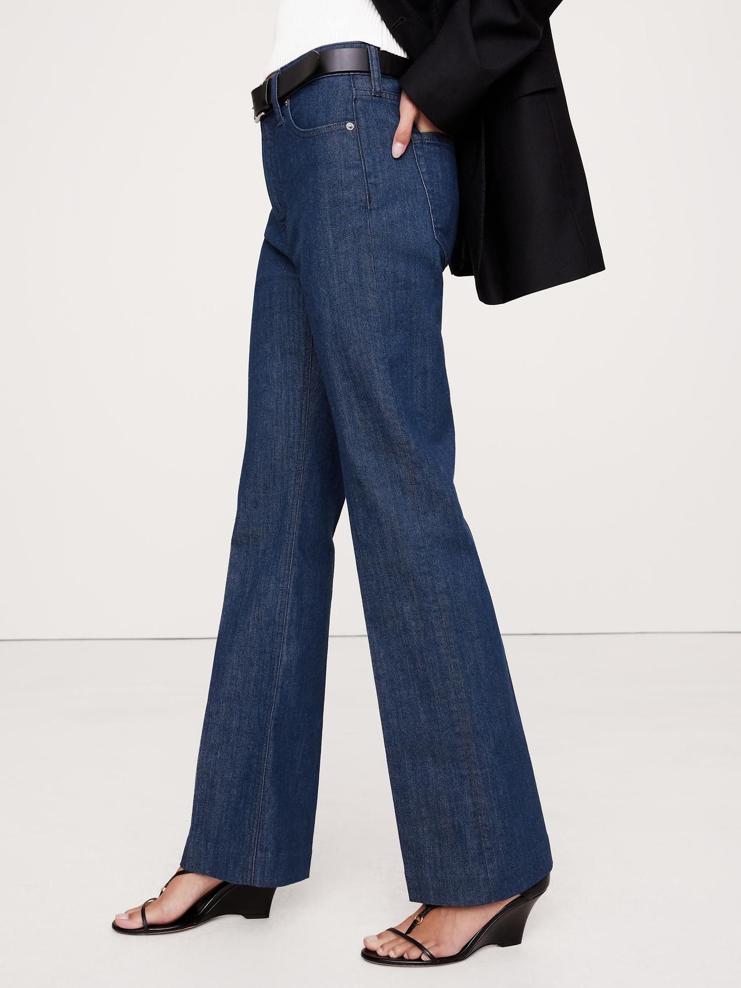 High-Rise Bootcut Ankle Jean Product Image