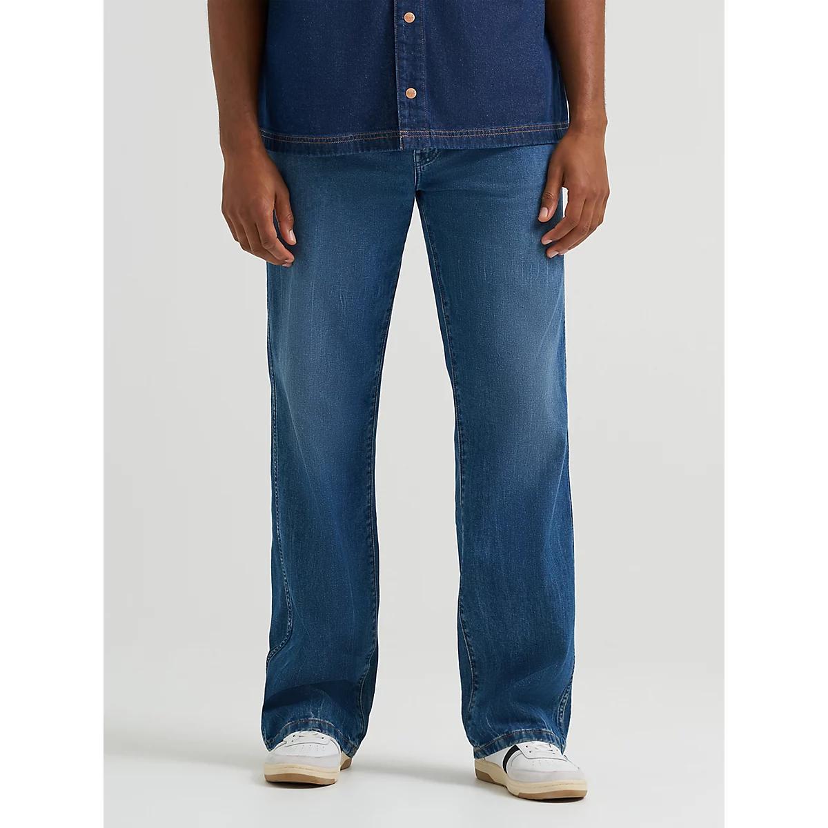 Men's Loose Straight Jean in Retro Blue Product Image