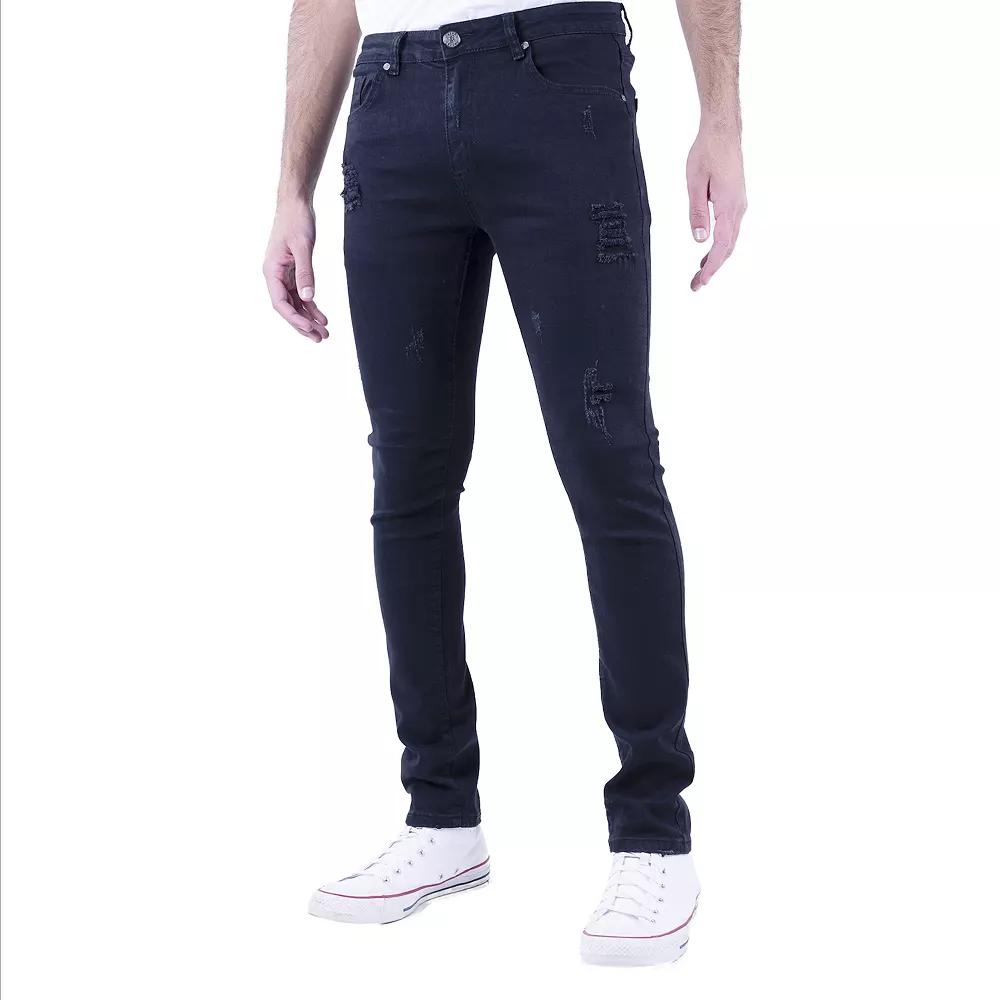Men's Recess Slim-Fit 5-Pocket Distressed Jeans,  Product Image