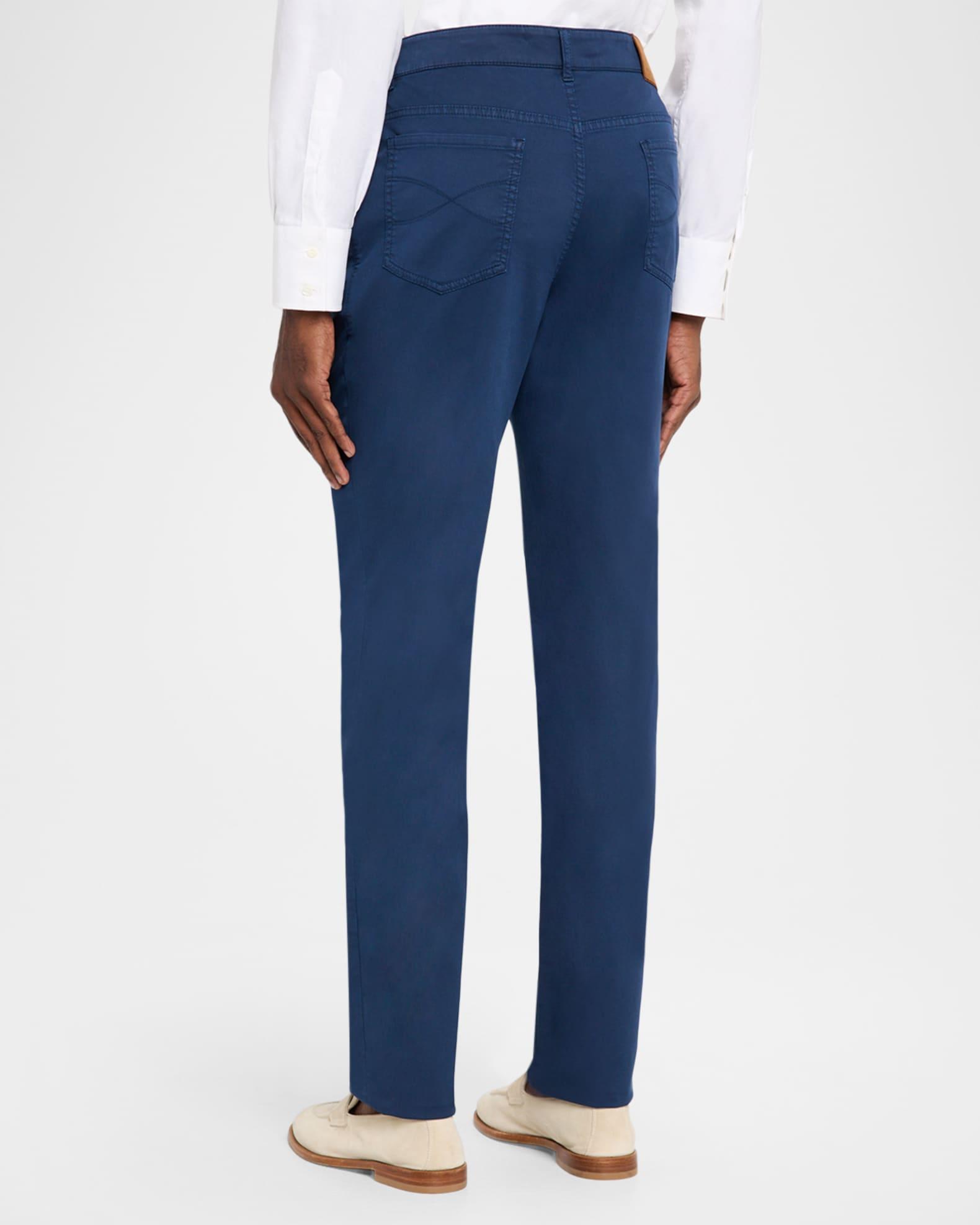 Men's Italian-Fit Denim Five-Pocket Pants Product Image