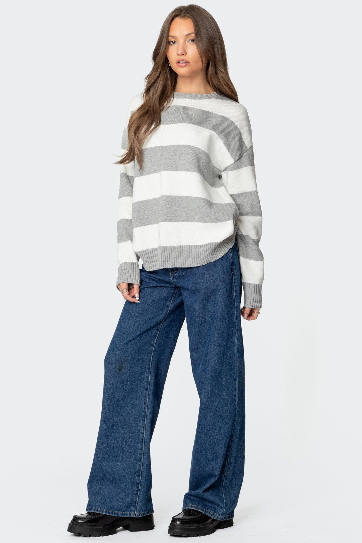 Richie Oversized Striped Sweater Product Image