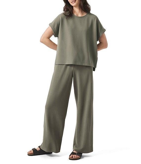 Splendid Scuba Knit Crew Neck Short Sleeve Tee Product Image