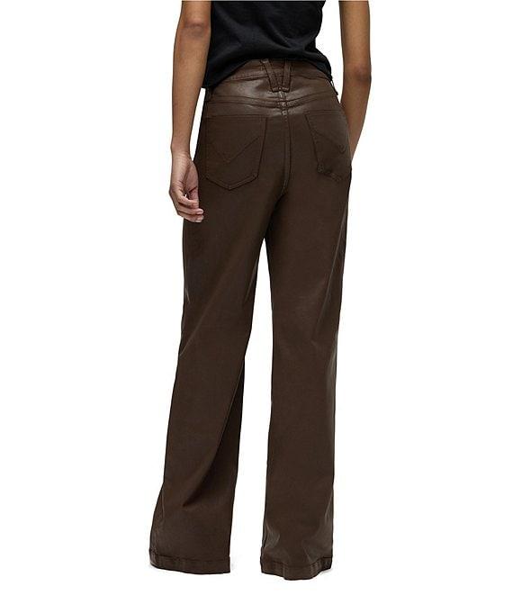 Hudson Jeans Jodie Coated Denim High Rise Wide Leg Jean Product Image