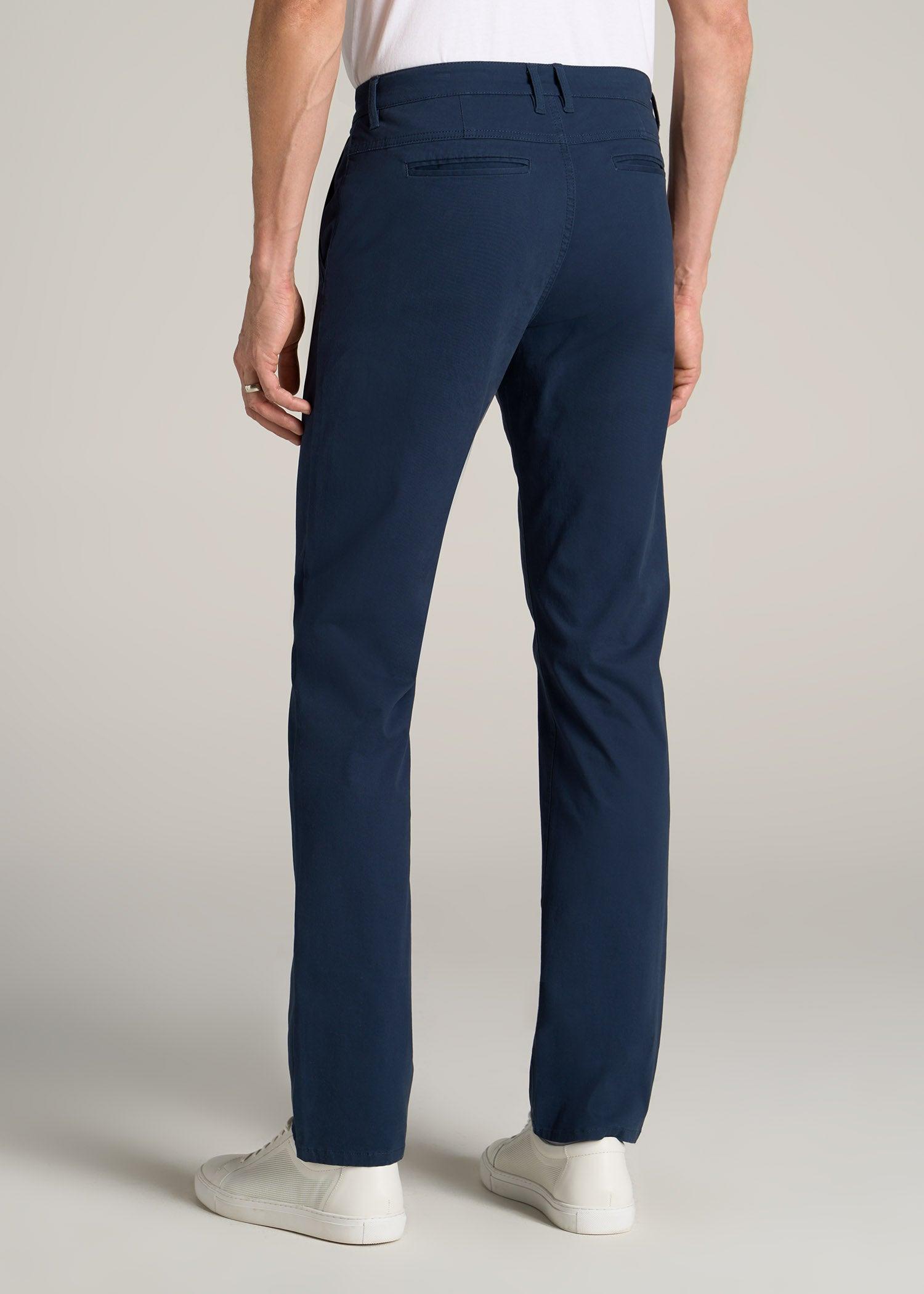 Carman TAPERED Chinos for Tall Men in Marine Navy Male Product Image