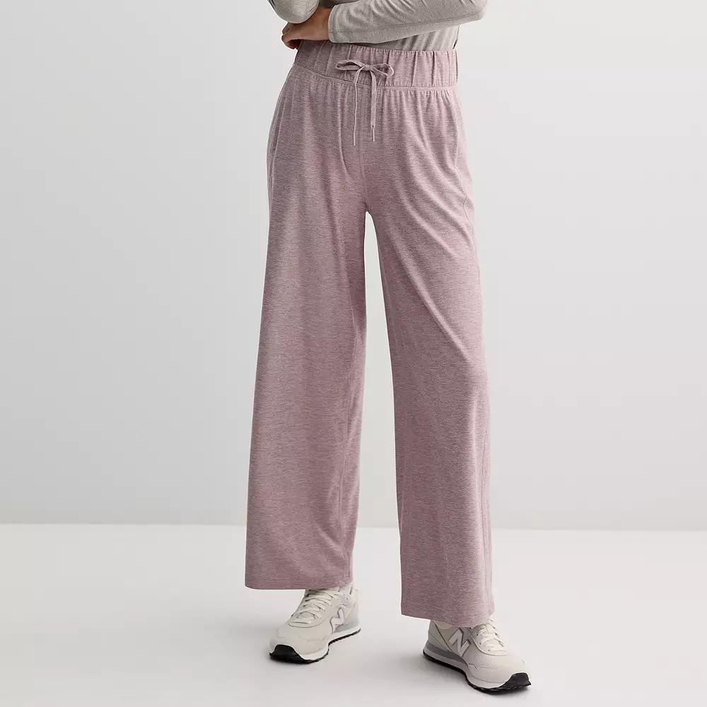 Women's FLX High-Rise Wander Wide Leg Pants, Size: XL Long, Pale Purple Product Image