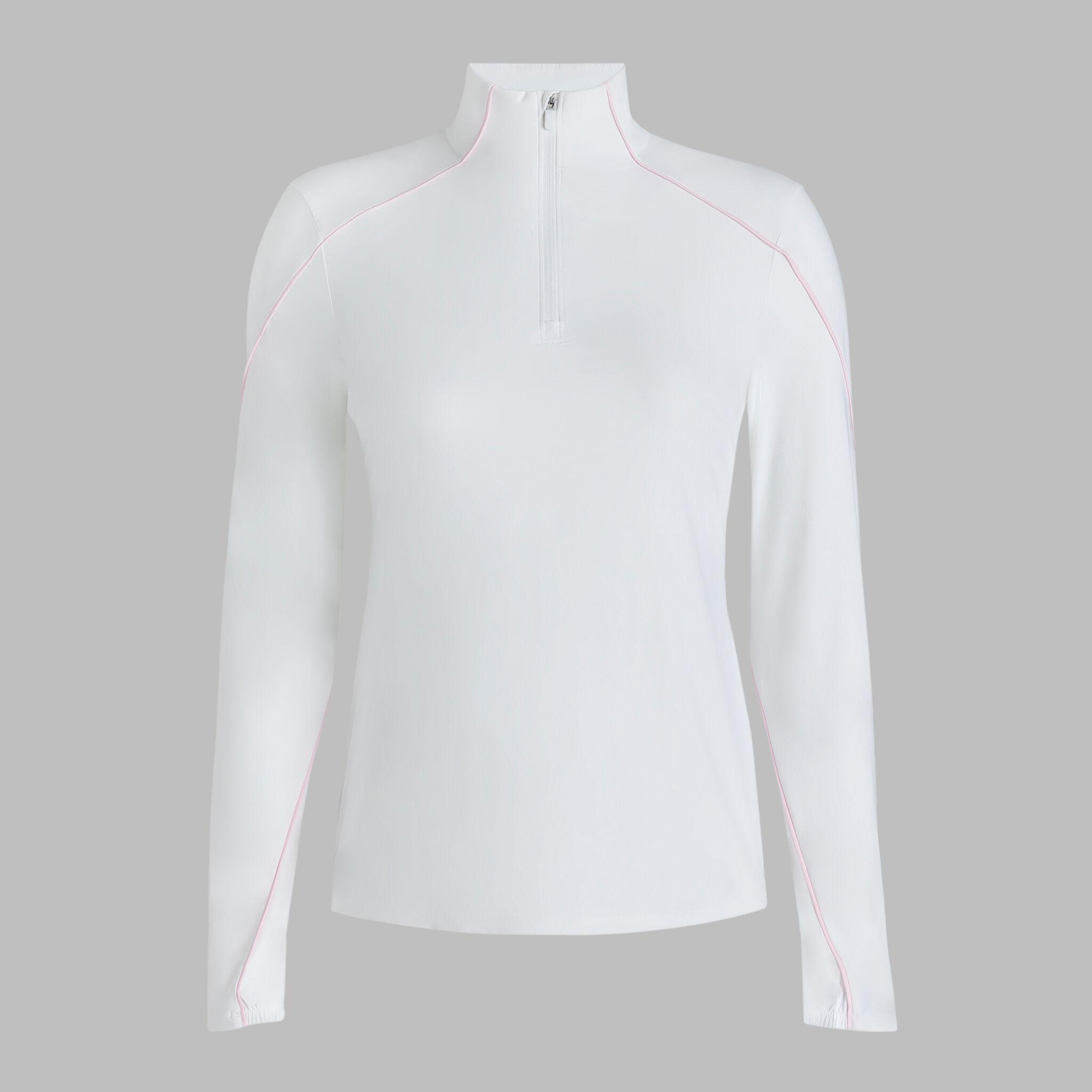 SUN SHIELD SILKY TECH NYLON QUARTER ZIP PULLOVER Product Image