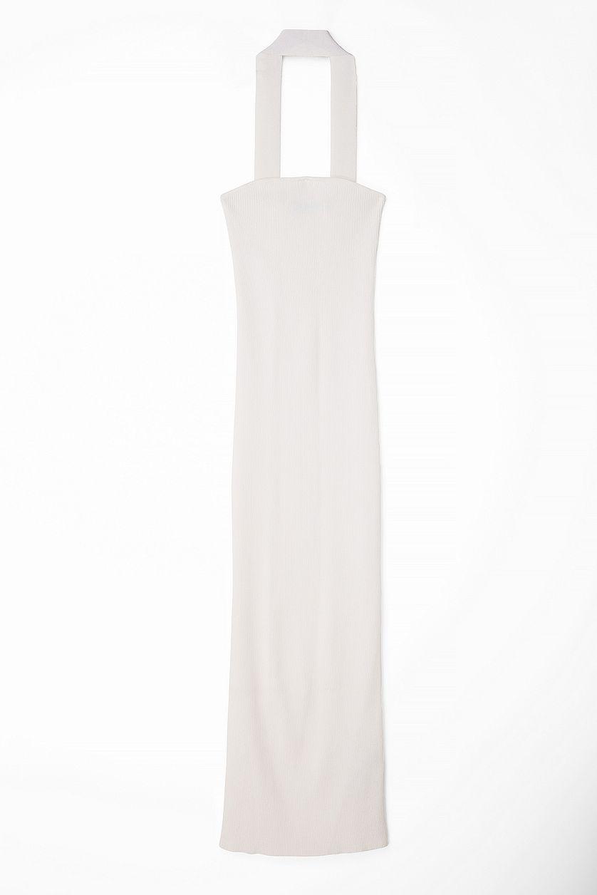 Choker Knitted Bandeau Midi Dress Product Image