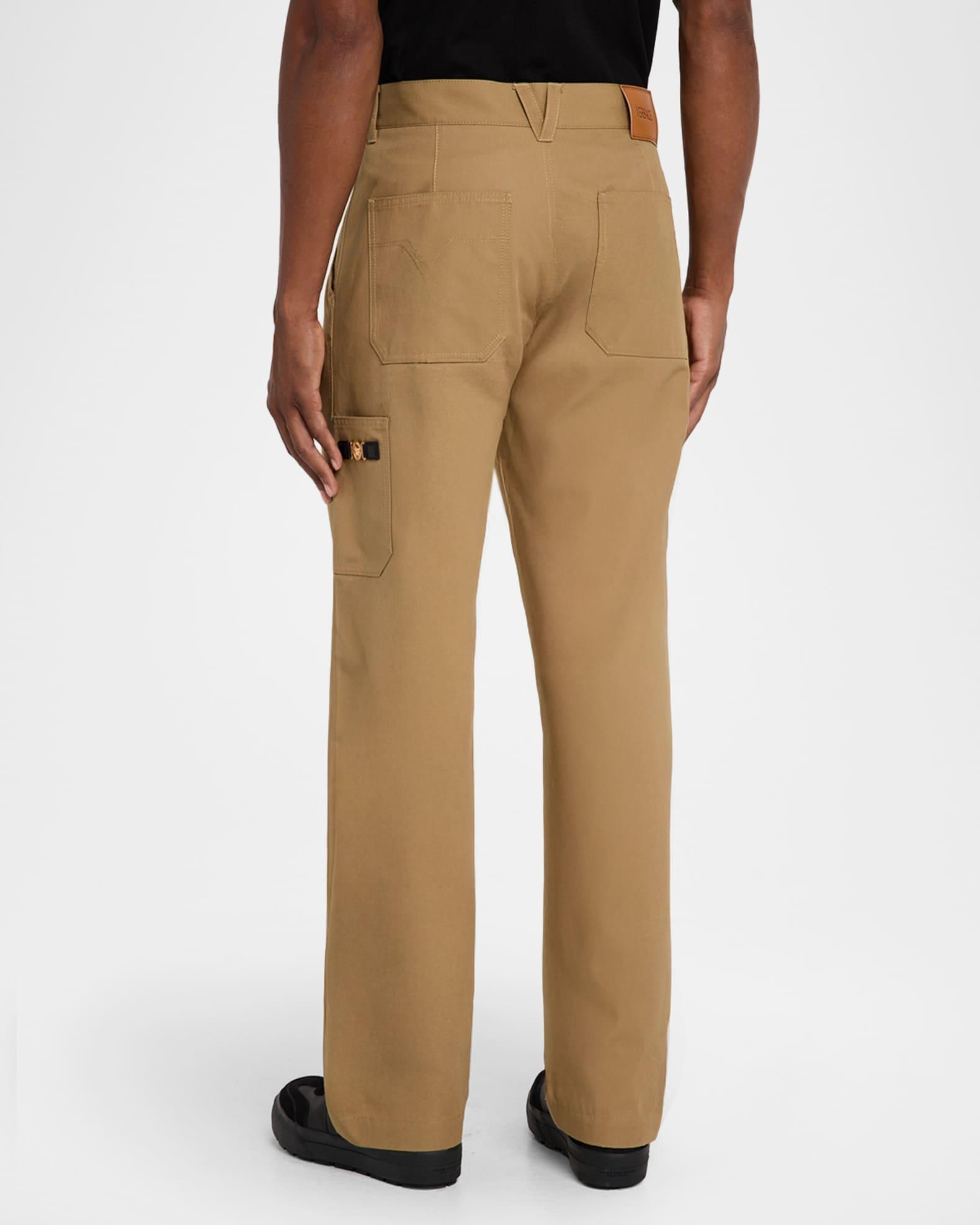 Men's Straight-Fit Canvas Five-Pocket Pants Product Image
