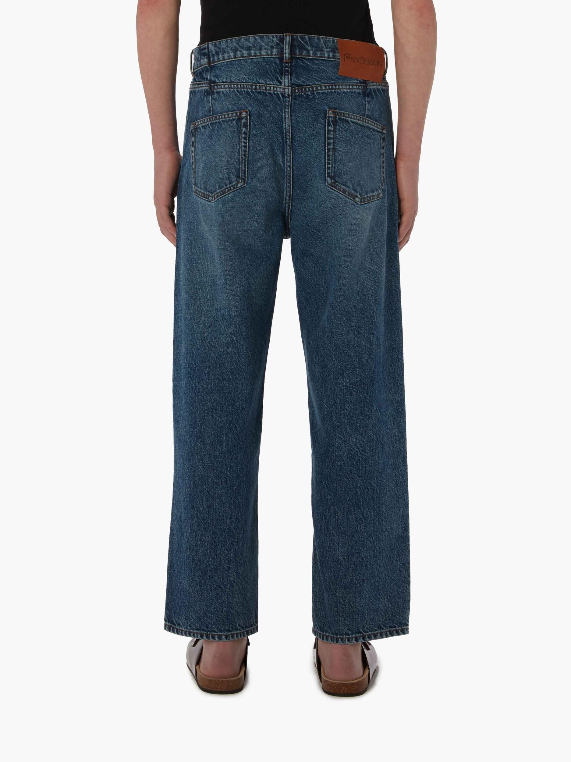 CROPPED STRAIGHT LEG JEANS Product Image