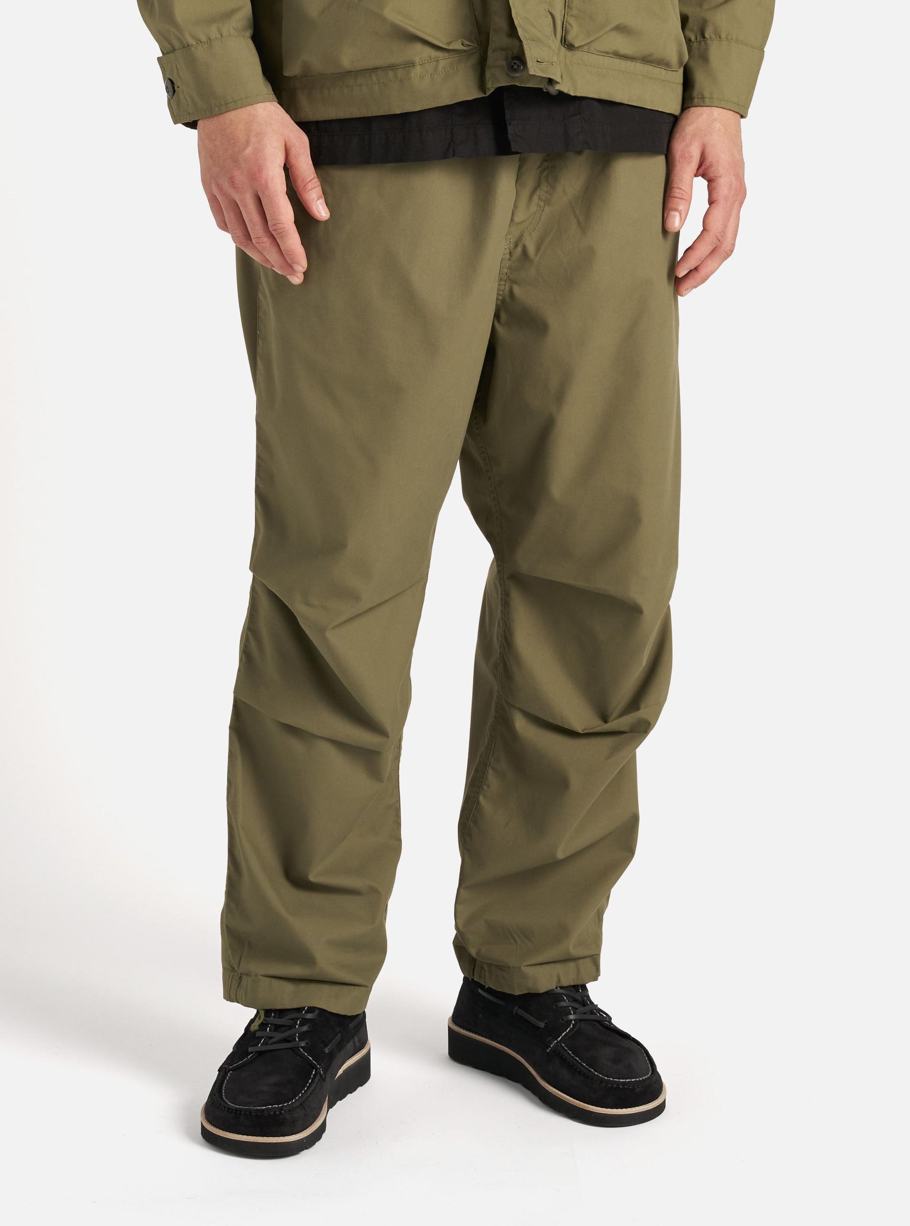 Olive Recycled Polytech Parachute Pant Product Image