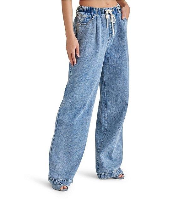 Steve Madden Minorca Front Tie Pull On Wide Leg Pant Product Image