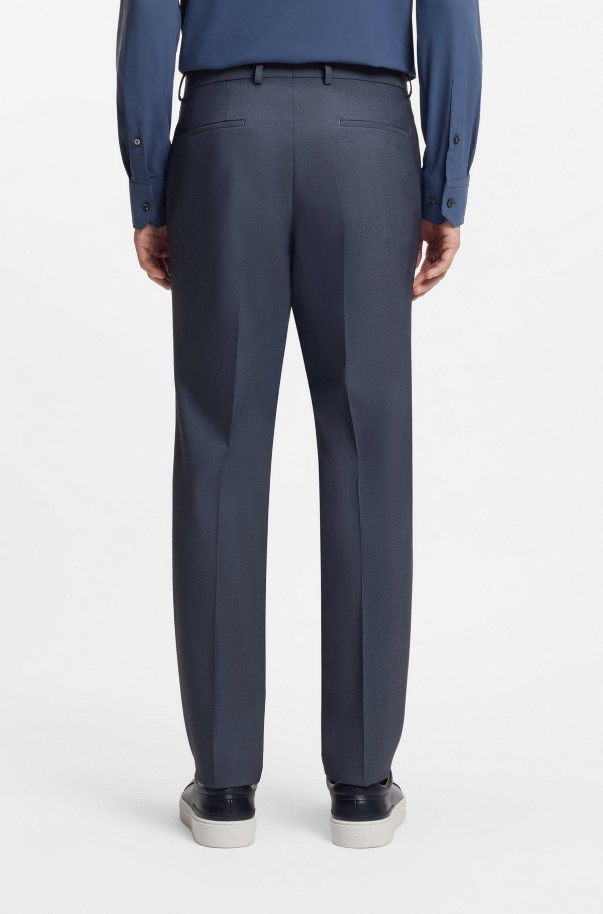 Three-piece slim-fit suit with zip waistcoat Product Image