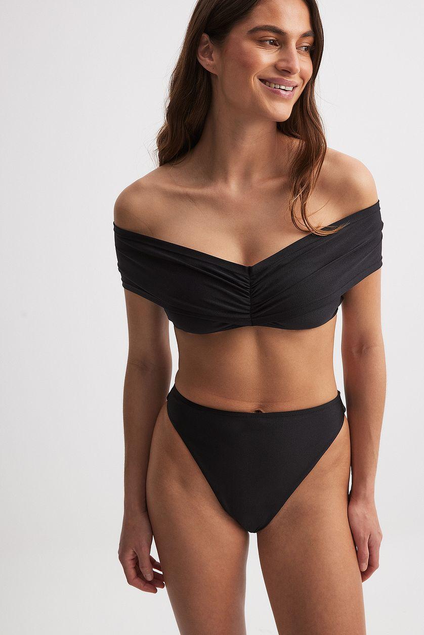 Shiny High Leg Bikini Panty Product Image