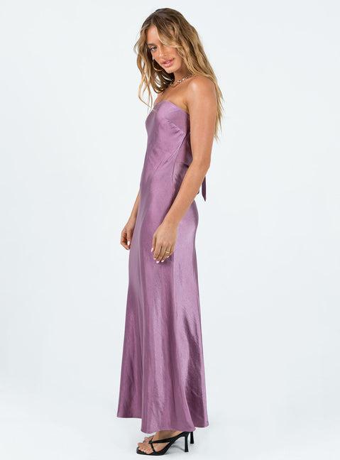 Haley Maxi Dress Mauve Product Image
