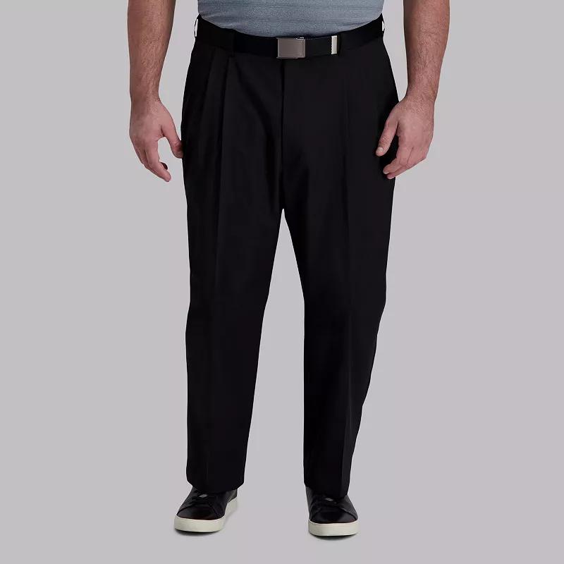 Big & Tall Haggar® Cool Right® Classic-Fit Pleated Performance Flex Pants, Men's,  Product Image