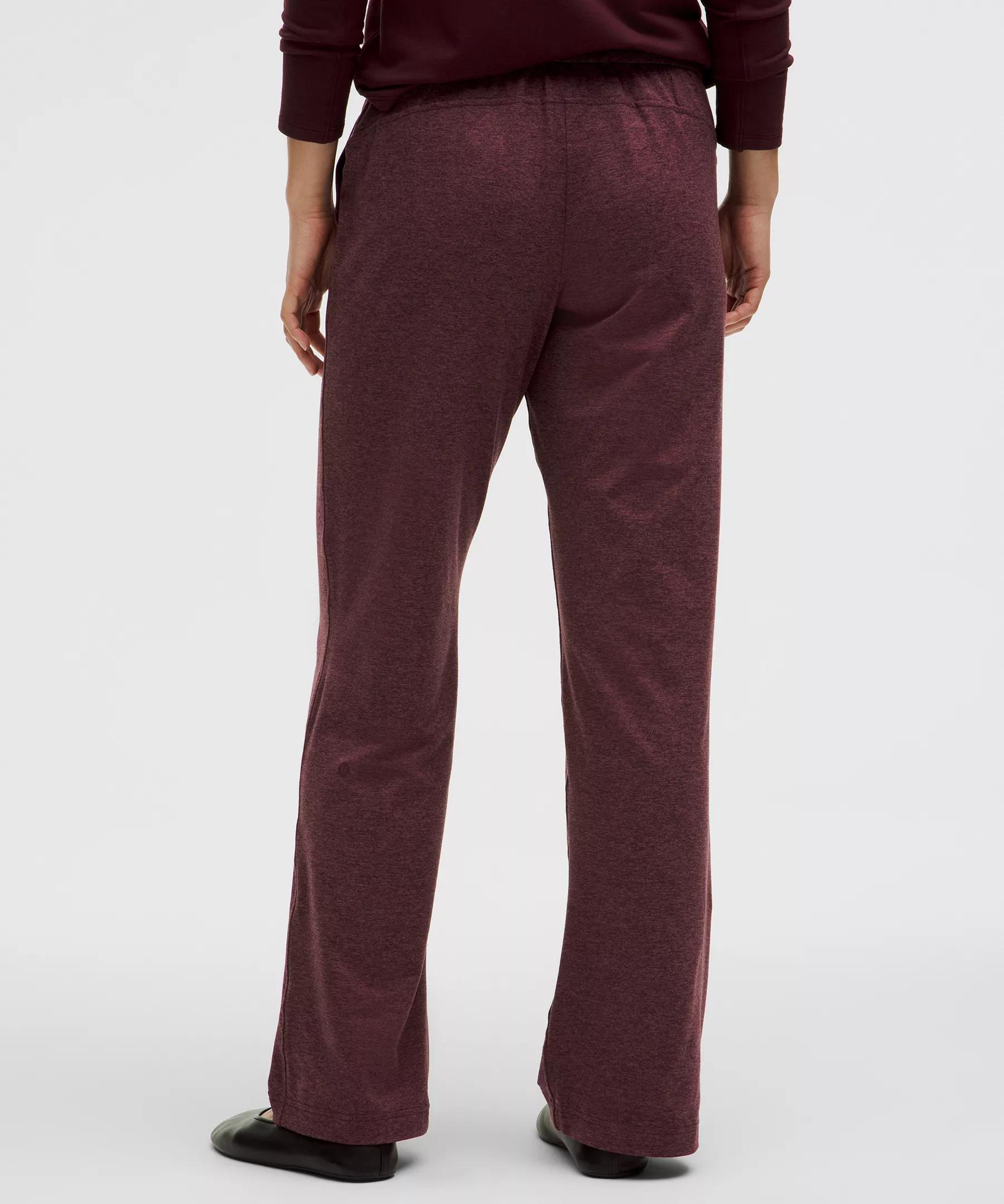 Soft Jersey Straight-Leg Mid-Rise Pant *Regular Product Image